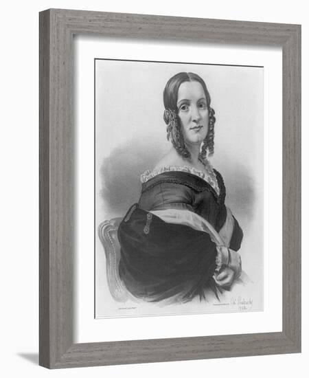 Angelica Van Buren, 1842-American School-Framed Giclee Print