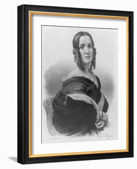 Angelica Van Buren, 1842-American School-Framed Giclee Print