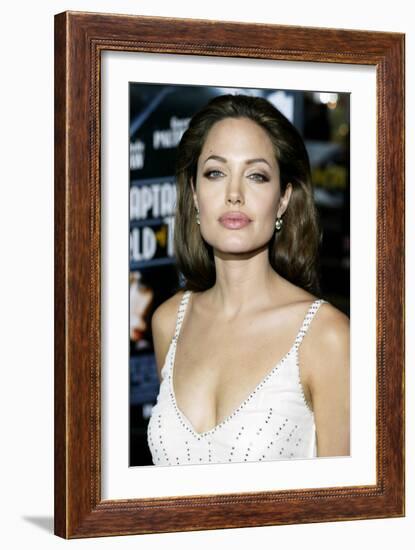 Angelina Jolie-null-Framed Art Print