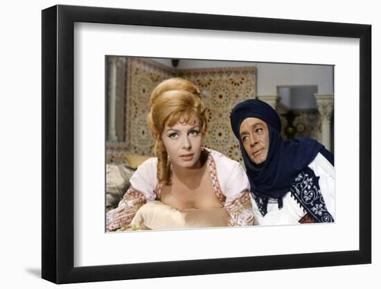 ANGELIQUE and LE SULTAN, 1968 directed by BERNARD BORDERIE Michele Mercier and Jean-Claude Pascal (-null-Framed Photo