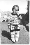 Inuit Young Girl Posing-Angelo Cozzi-Giclee Print