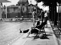 Virna Lisi Eating an Ice-Cream in Rome-Angelo Cozzi-Framed Photographic Print