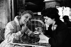 Virna Lisi Eating an Ice-Cream in Rome-Angelo Cozzi-Photographic Print