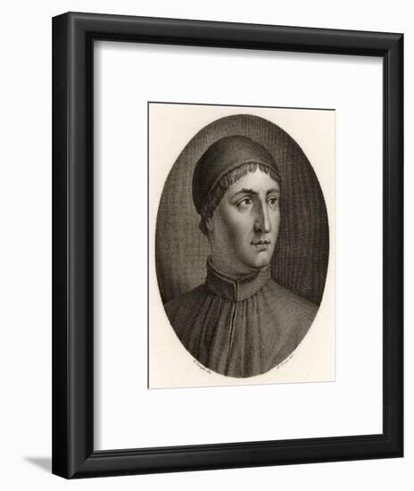 Angelo Poliziano Italian Scholar and Writer-null-Framed Art Print