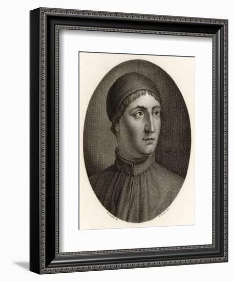 Angelo Poliziano Italian Scholar and Writer-null-Framed Art Print