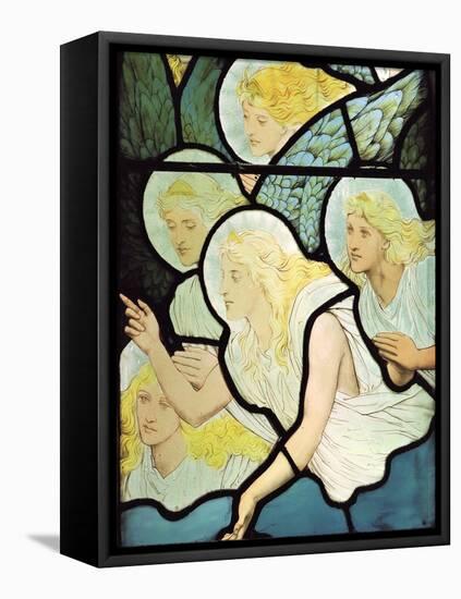 Angels, 1882 (Stained Glass)-Henry Holiday-Framed Premier Image Canvas