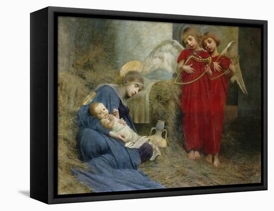 Angels and Holy Child-Marianne Stokes-Framed Premier Image Canvas