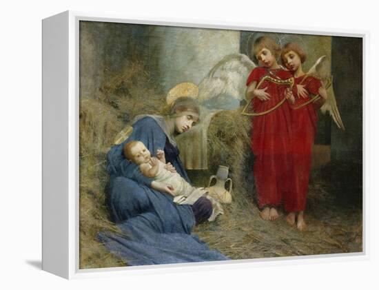 Angels and Holy Child-Marianne Stokes-Framed Premier Image Canvas
