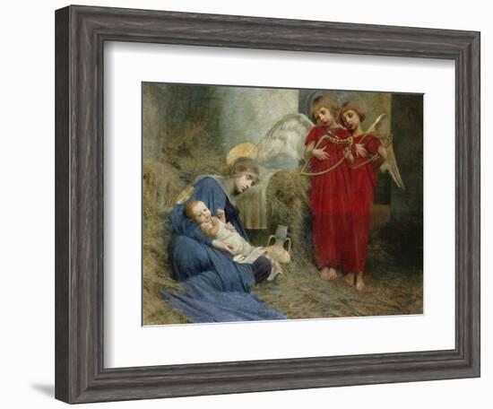 Angels and Holy Child-Marianne Stokes-Framed Giclee Print