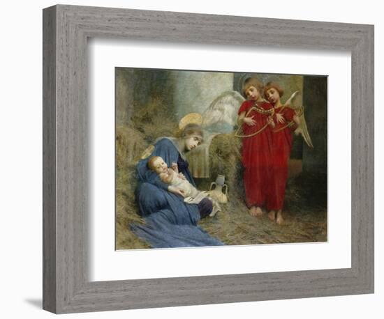 Angels and Holy Child-Marianne Stokes-Framed Giclee Print