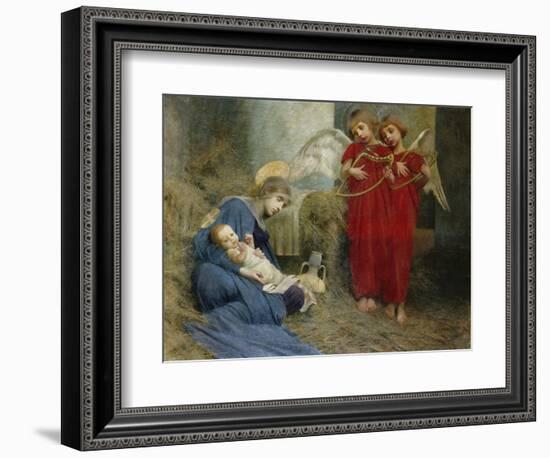 Angels and Holy Child-Marianne Stokes-Framed Giclee Print