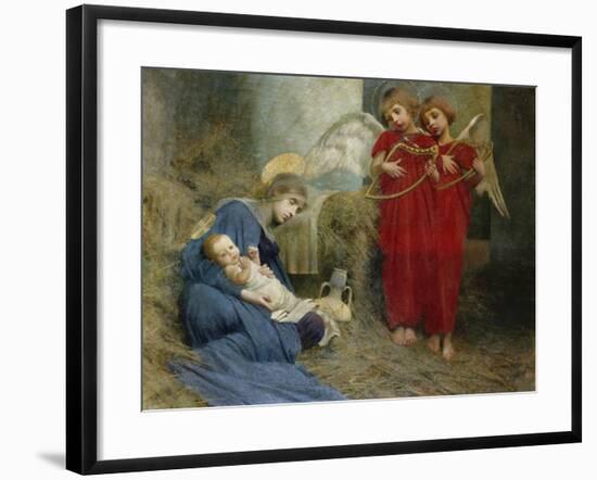 Angels and Holy Child-Marianne Stokes-Framed Giclee Print