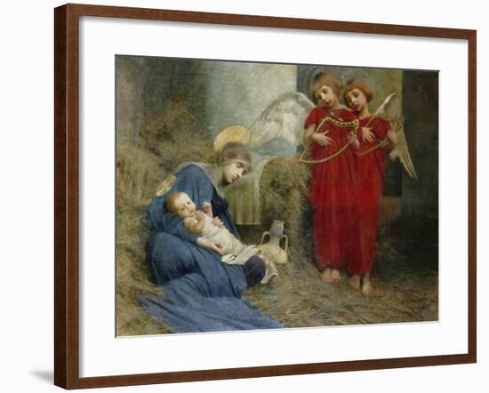 Angels and Holy Child-Marianne Stokes-Framed Giclee Print