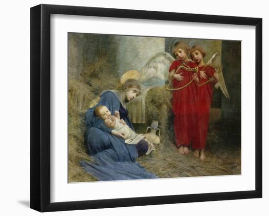 Angels and Holy Child-Marianne Stokes-Framed Giclee Print