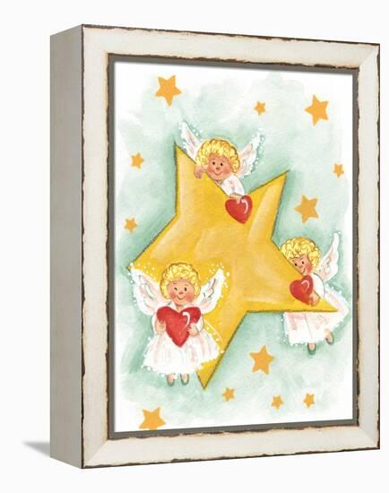 Angels and Stars-Beverly Johnston-Framed Premier Image Canvas