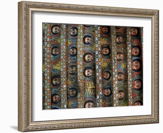 Angels, Debre Birhan Selassie Church, Gondar, Ethiopia, Africa-Groenendijk Peter-Framed Photographic Print