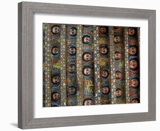 Angels, Debre Birhan Selassie Church, Gondar, Ethiopia, Africa-Groenendijk Peter-Framed Photographic Print