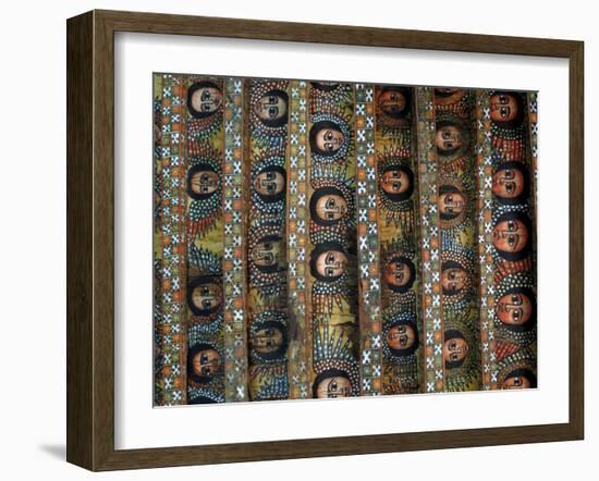 Angels, Debre Birhan Selassie Church, Gondar, Ethiopia, Africa-Groenendijk Peter-Framed Photographic Print