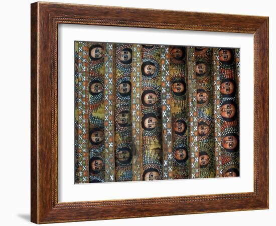 Angels, Debre Birhan Selassie Church, Gondar, Ethiopia, Africa-Groenendijk Peter-Framed Photographic Print