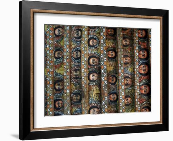 Angels, Debre Birhan Selassie Church, Gondar, Ethiopia, Africa-Groenendijk Peter-Framed Photographic Print