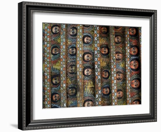 Angels, Debre Birhan Selassie Church, Gondar, Ethiopia, Africa-Groenendijk Peter-Framed Photographic Print