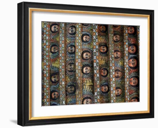 Angels, Debre Birhan Selassie Church, Gondar, Ethiopia, Africa-Groenendijk Peter-Framed Photographic Print