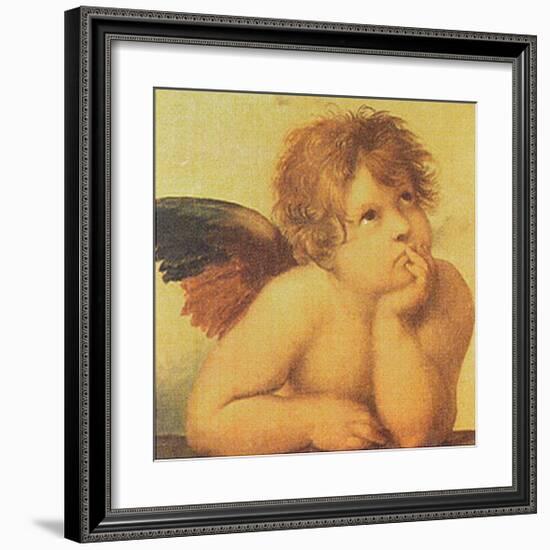 Angels Detail 2-Raphael-Framed Art Print
