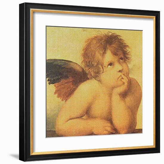 Angels Detail 2-Raphael-Framed Art Print