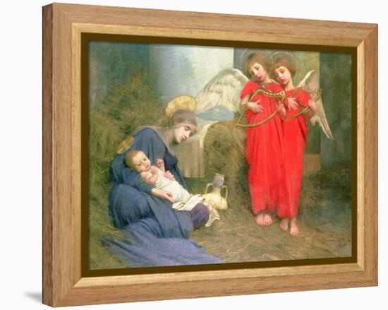 Angels Entertaining the Holy Child, 1893-Marianne Stokes-Framed Premier Image Canvas