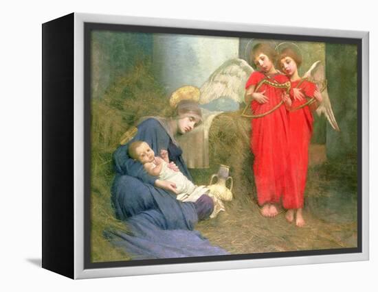 Angels Entertaining the Holy Child, 1893-Marianne Stokes-Framed Premier Image Canvas