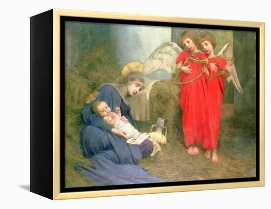 Angels Entertaining the Holy Child, 1893-Marianne Stokes-Framed Premier Image Canvas