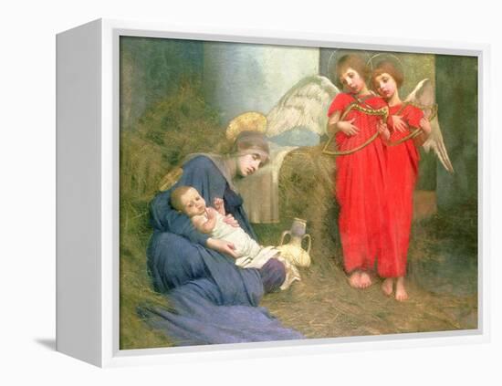 Angels Entertaining the Holy Child, 1893-Marianne Stokes-Framed Premier Image Canvas