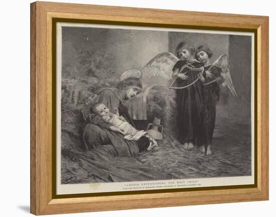 Angels Entertaining the Holy Child-Marianne Stokes-Framed Premier Image Canvas