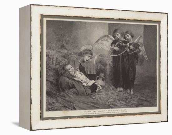 Angels Entertaining the Holy Child-Marianne Stokes-Framed Premier Image Canvas