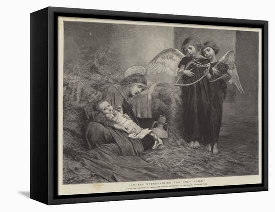 Angels Entertaining the Holy Child-Marianne Stokes-Framed Premier Image Canvas