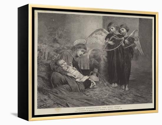 Angels Entertaining the Holy Child-Marianne Stokes-Framed Premier Image Canvas