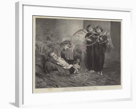 Angels Entertaining the Holy Child-Marianne Stokes-Framed Giclee Print