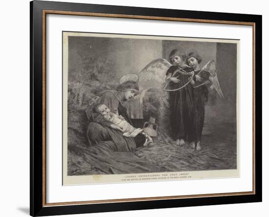 Angels Entertaining the Holy Child-Marianne Stokes-Framed Giclee Print