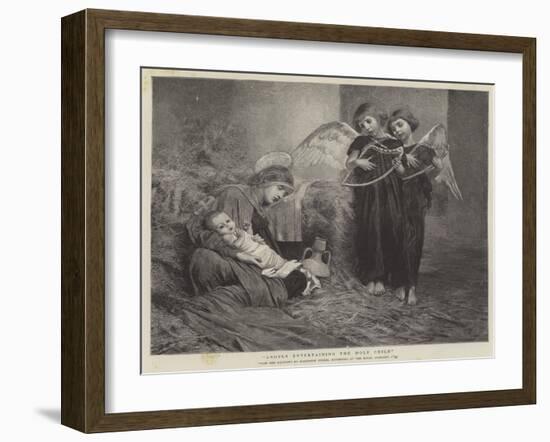 Angels Entertaining the Holy Child-Marianne Stokes-Framed Giclee Print