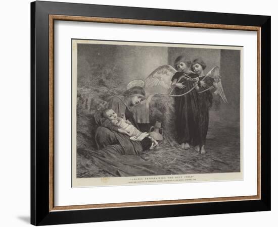 Angels Entertaining the Holy Child-Marianne Stokes-Framed Giclee Print