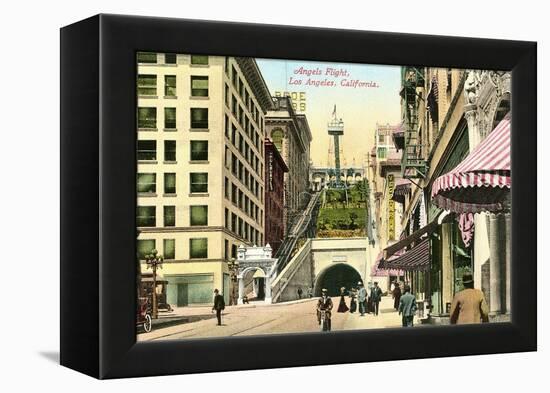 Angels Flight, Bunker Hill-null-Framed Stretched Canvas