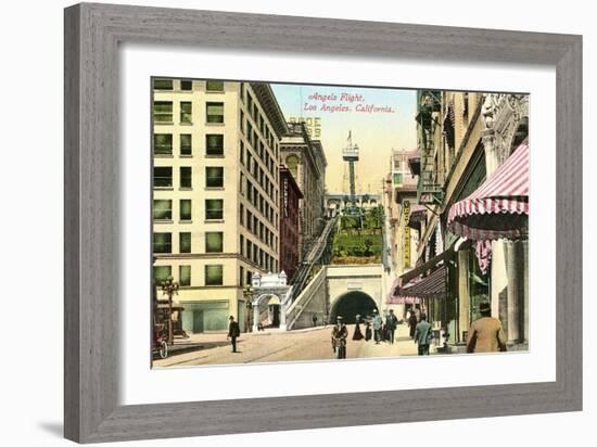 Angels Flight, Bunker Hill-null-Framed Art Print