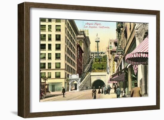 Angels Flight, Bunker Hill-null-Framed Art Print