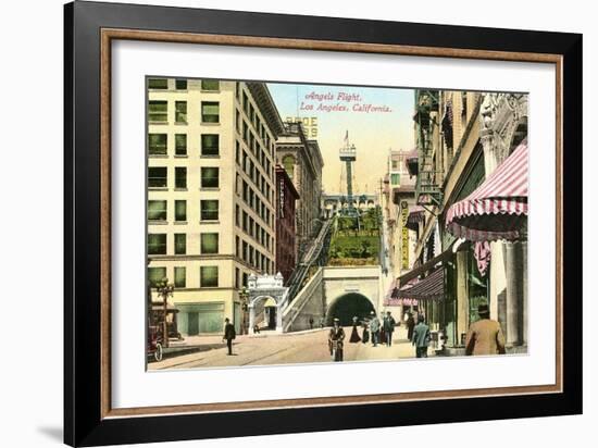 Angels Flight, Bunker Hill-null-Framed Art Print