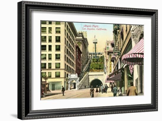 Angels Flight, Bunker Hill-null-Framed Art Print