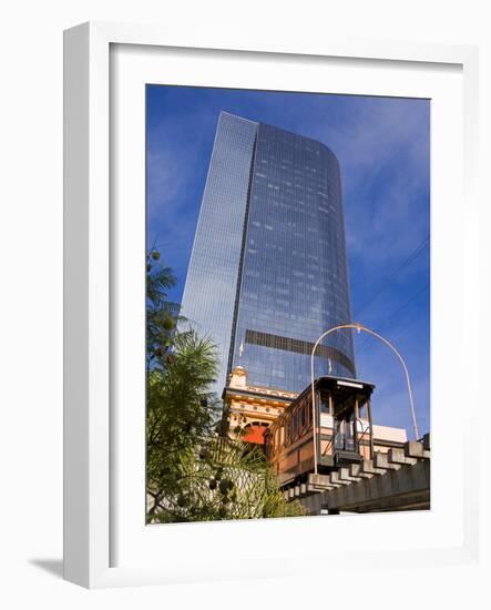 Angels Flight Funicular, Los Angeles, California, United States of America, North America-Richard Cummins-Framed Photographic Print