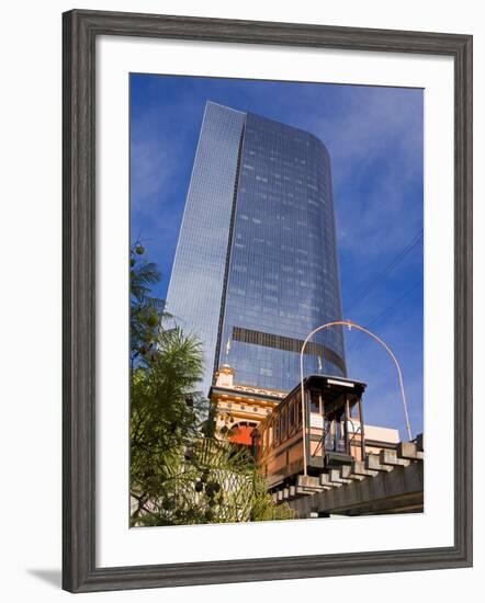 Angels Flight Funicular, Los Angeles, California, United States of America, North America-Richard Cummins-Framed Photographic Print