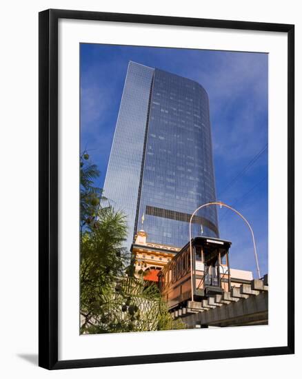 Angels Flight Funicular, Los Angeles, California, United States of America, North America-Richard Cummins-Framed Photographic Print