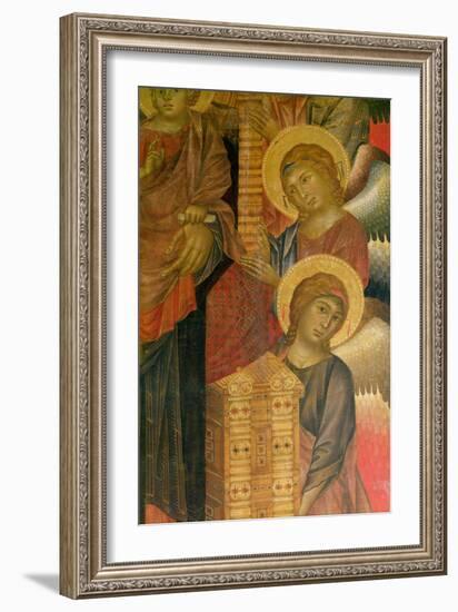 Angels from the Santa Trinita Altarpiece-Cimabue-Framed Giclee Print