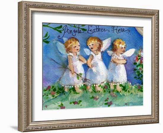 Angels Gather Here-sylvia pimental-Framed Art Print